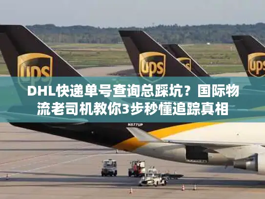 DHL快递单号查询总踩坑？国际物流老司机教你3步秒懂追踪真相