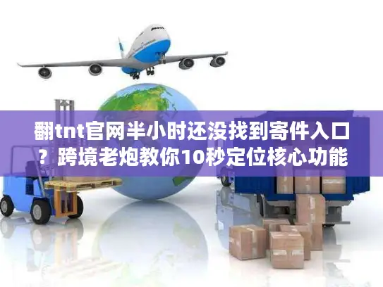 翻tnt官网半小时还没找到寄件入口？跨境老炮教你10秒定位核心功能