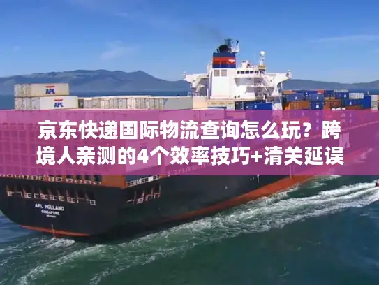京东快递国际物流查询怎么玩？跨境人亲测的4个效率技巧+清关延误急救法