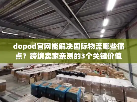 dopod官网能解决国际物流哪些痛点？跨境卖家亲测的3个关键价值