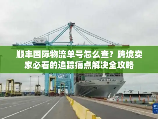 顺丰国际物流单号怎么查？跨境卖家必看的追踪痛点解决全攻略