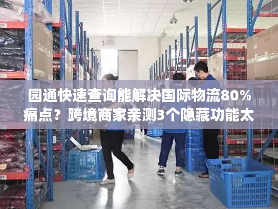 园通快速查询能解决国际物流80%痛点？跨境商家亲测3个隐藏功能太好用！