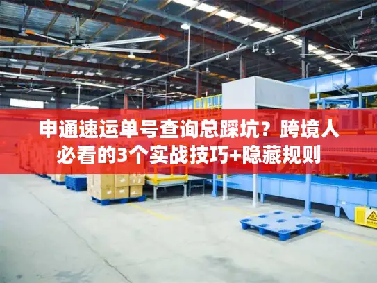申通速运单号查询总踩坑？跨境人必看的3个实战技巧+隐藏规则