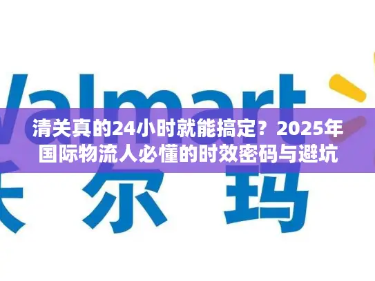 清关真的24小时就能搞定？2025年国际物流人必懂的时效密码与避坑技巧