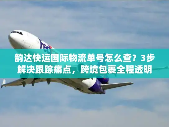 韵达快运国际物流单号怎么查？3步解决跟踪痛点，跨境包裹全程透明！
