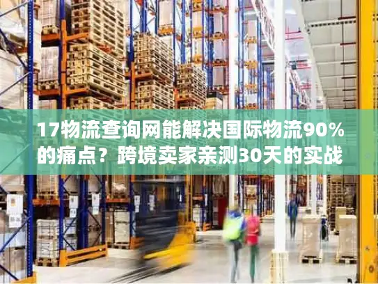 17物流查询网能解决国际物流90%的痛点？跨境卖家亲测30天的实战结论