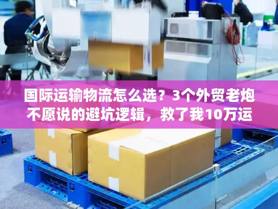 国际运输物流怎么选？3个外贸老炮不愿说的避坑逻辑，救了我10万运费