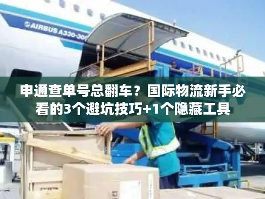 申通查单号总翻车？国际物流新手必看的3个避坑技巧+1个隐藏工具