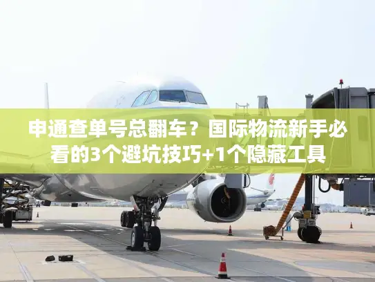 申通查单号总翻车？国际物流新手必看的3个避坑技巧+1个隐藏工具
