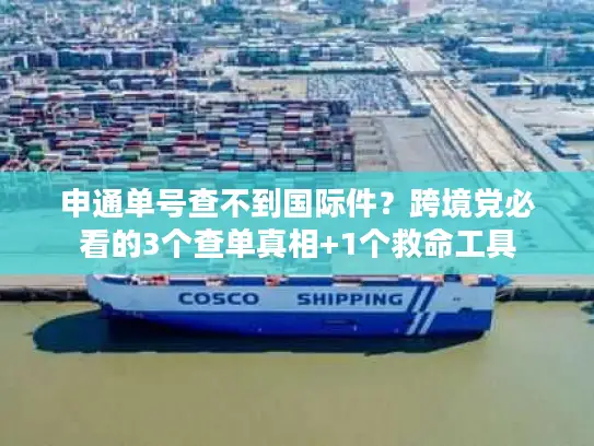申通单号查不到国际件？跨境党必看的3个查单真相+1个救命工具