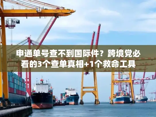 申通单号查不到国际件？跨境党必看的3个查单真相+1个救命工具