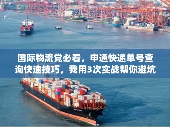 国际物流党必看，申通快递单号查询快速技巧，我用3次实战帮你避坑