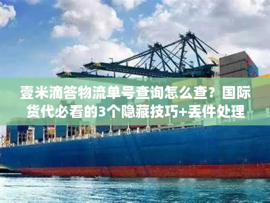 壹米滴答物流单号查询怎么查？国际货代必看的3个隐藏技巧+丢件处理实战