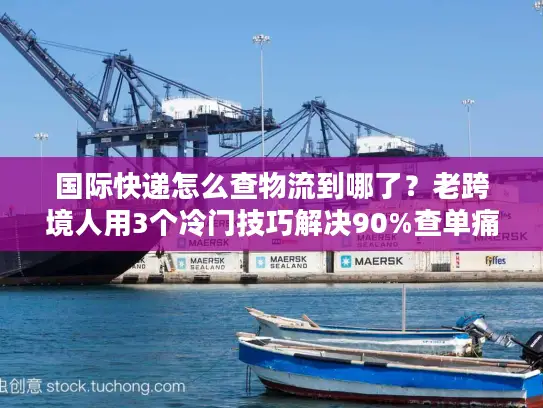国际快递怎么查物流到哪了？老跨境人用3个冷门技巧解决90%查单痛点