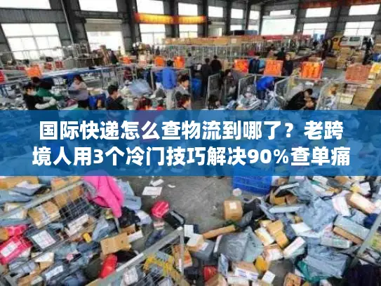 国际快递怎么查物流到哪了？老跨境人用3个冷门技巧解决90%查单痛点