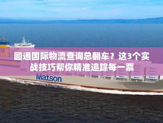 圆通国际物流查询总翻车？这3个实战技巧帮你精准追踪每一票