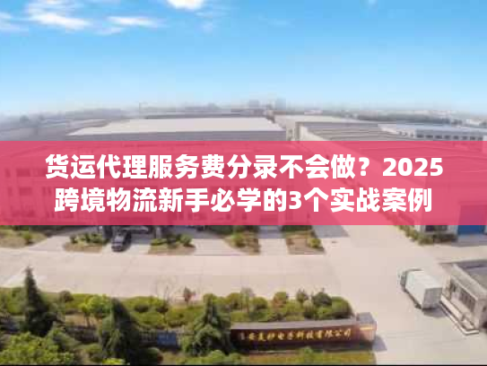 货运代理服务费分录不会做？2025跨境物流新手必学的3个实战案例
