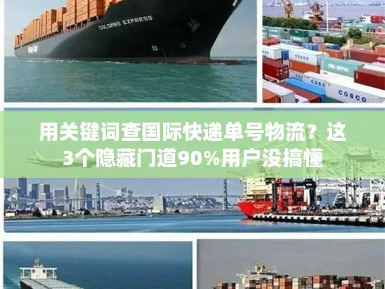 用关键词查国际快递单号物流？这3个隐藏门道90%用户没搞懂