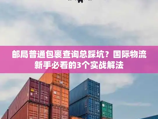 邮局普通包裹查询总踩坑？国际物流新手必看的3个实战解法