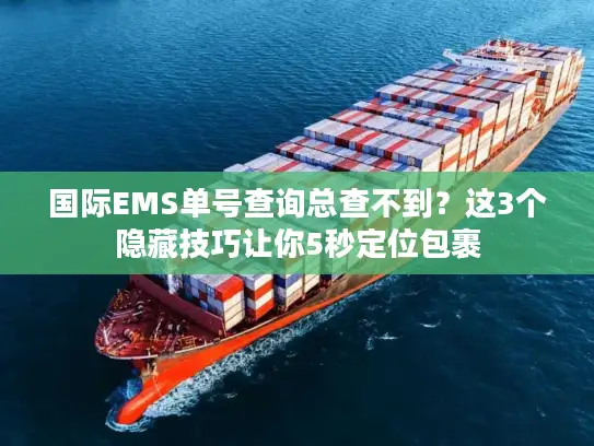 国际EMS单号查询总查不到？这3个隐藏技巧让你5秒定位包裹