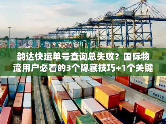 韵达快运单号查询总失败？国际物流用户必看的3个隐藏技巧+1个关键工具