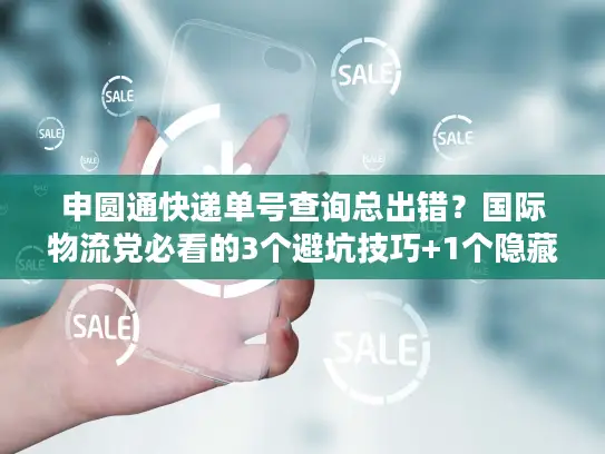 申圆通快递单号查询总出错？国际物流党必看的3个避坑技巧+1个隐藏工具