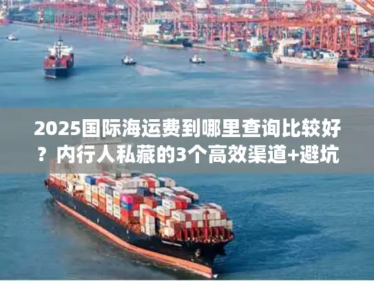 2025国际海运费到哪里查询比较好？内行人私藏的3个高效渠道+避坑技巧