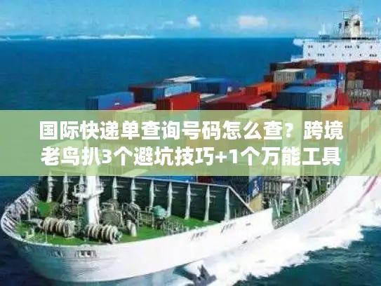 国际快递单查询号码怎么查？跨境老鸟扒3个避坑技巧+1个万能工具