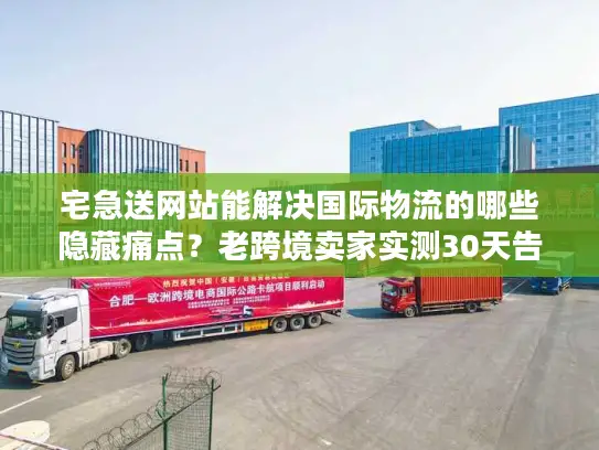 宅急送网站能解决国际物流的哪些隐藏痛点？老跨境卖家实测30天告诉你答案