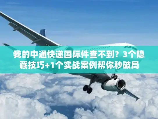 我的中通快递国际件查不到？3个隐藏技巧+1个实战案例帮你秒破局