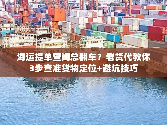 海运提单查询总翻车？老货代教你3步查准货物定位+避坑技巧