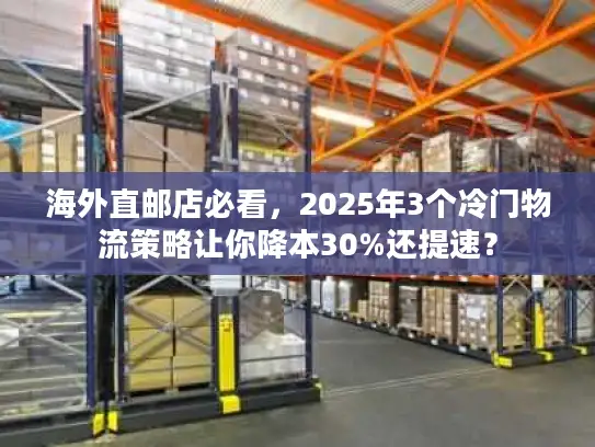 海外直邮店必看，2025年3个冷门物流策略让你降本30%还提速？