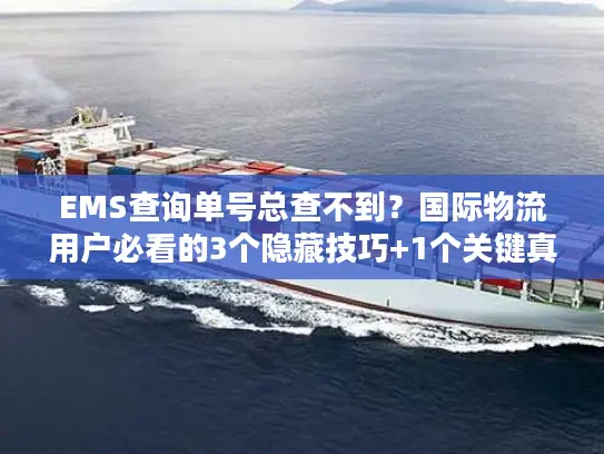EMS查询单号总查不到？国际物流用户必看的3个隐藏技巧+1个关键真相