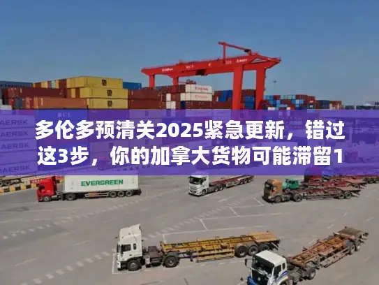 多伦多预清关2025紧急更新，错过这3步，你的加拿大货物可能滞留10天！