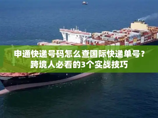 申通快递号码怎么查国际快递单号？跨境人必看的3个实战技巧