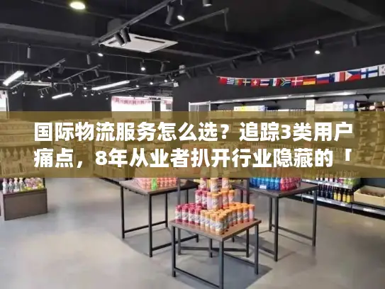 国际物流服务怎么选？追踪3类用户痛点，8年从业者扒开行业隐藏的「匹配密码」