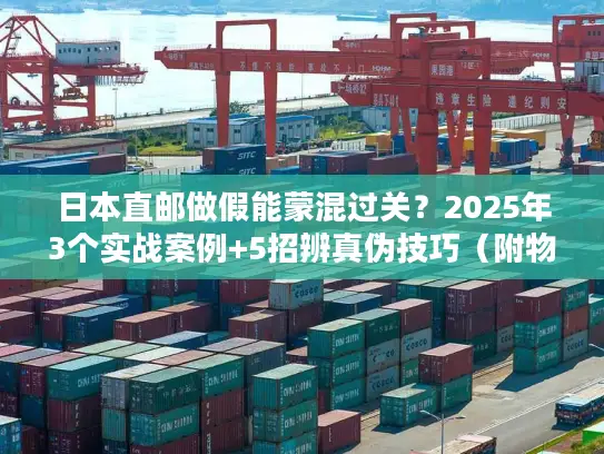 日本直邮做假能蒙混过关？2025年3个实战案例+5招辨真伪技巧（附物流商白名单）