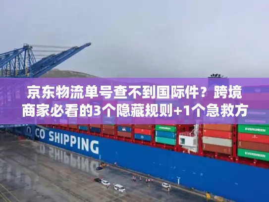 京东物流单号查不到国际件？跨境商家必看的3个隐藏规则+1个急救方案