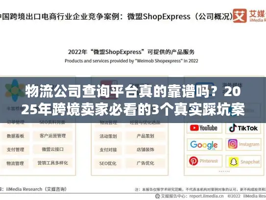 物流公司查询平台真的靠谱吗?2025年跨境卖家必看的3个真实踩坑案例 物流公司查询平台真的靠谱吗?2025年跨境卖家必看的3个真实踩坑案例