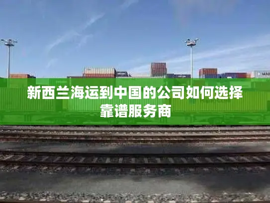 新西兰海运到中国的公司如何选择靠谱服务商
