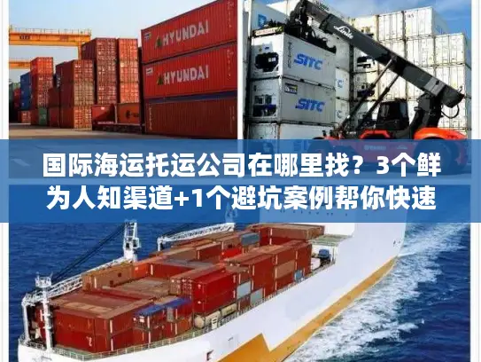 国际海运托运公司在哪里找？3个鲜为人知渠道+1个避坑案例帮你快速锁定