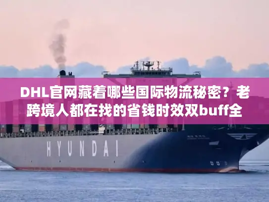 DHL官网藏着哪些国际物流秘密？老跨境人都在找的省钱时效双buff全在这
