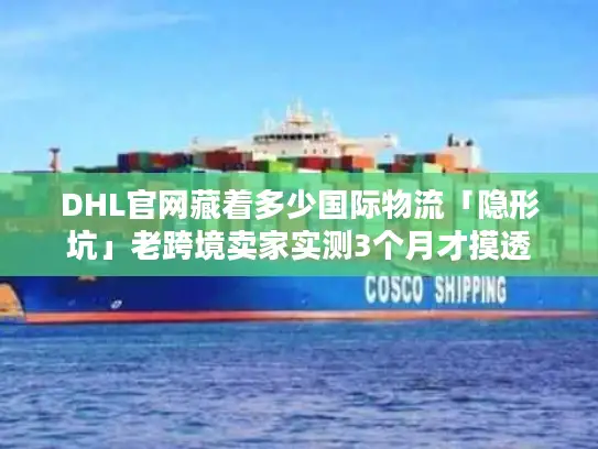 DHL官网藏着多少国际物流「隐形坑」老跨境卖家实测3个月才摸透