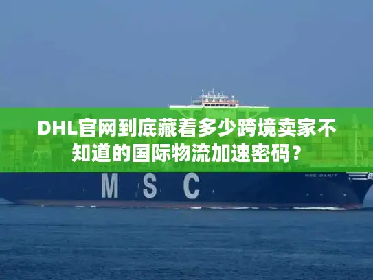 DHL官网到底藏着多少跨境卖家不知道的国际物流加速密码？