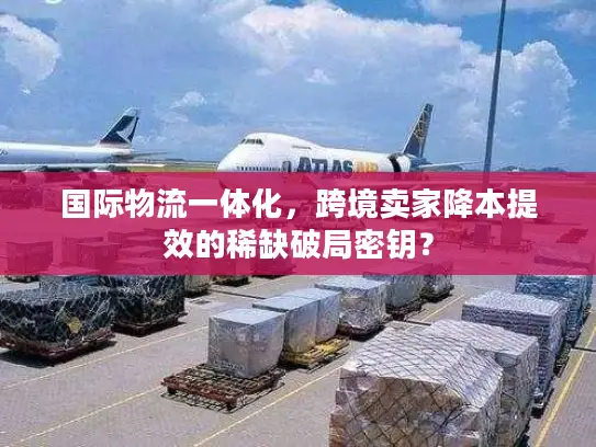 国际物流一体化，跨境卖家降本提效的稀缺破局密钥？