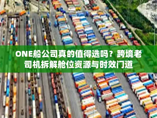 ONE船公司真的值得选吗？跨境老司机拆解舱位资源与时效门道