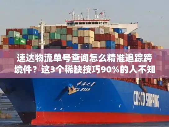 速达物流单号查询怎么精准追踪跨境件？这3个稀缺技巧90%的人不知道