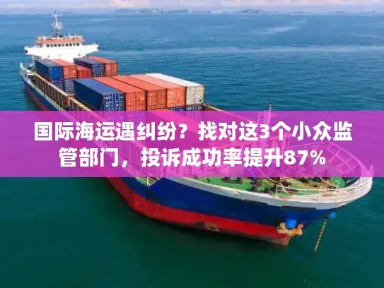 国际海运遇纠纷？找对这3个小众监管部门，投诉成功率提升87%