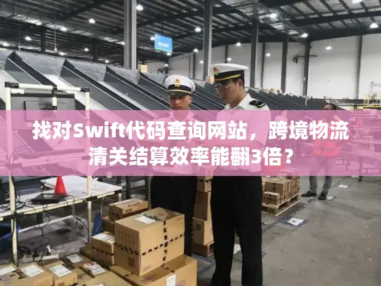 找对Swift代码查询网站，跨境物流清关结算效率能翻3倍？
