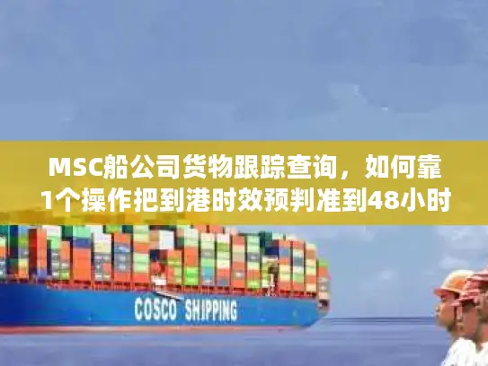 MSC船公司货物跟踪查询，如何靠1个操作把到港时效预判准到48小时内？